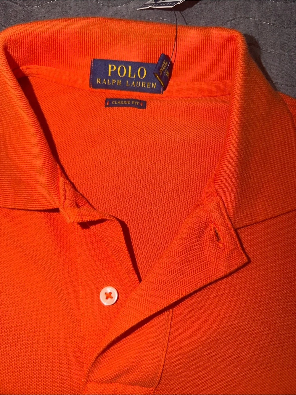 Polo by Ralph Lauren Orange Classic Fit Polo Shirt